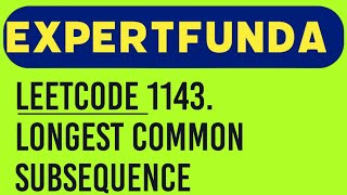 Longest Common Subsequence Leetcode 1143  Java Solution with recursion and DP