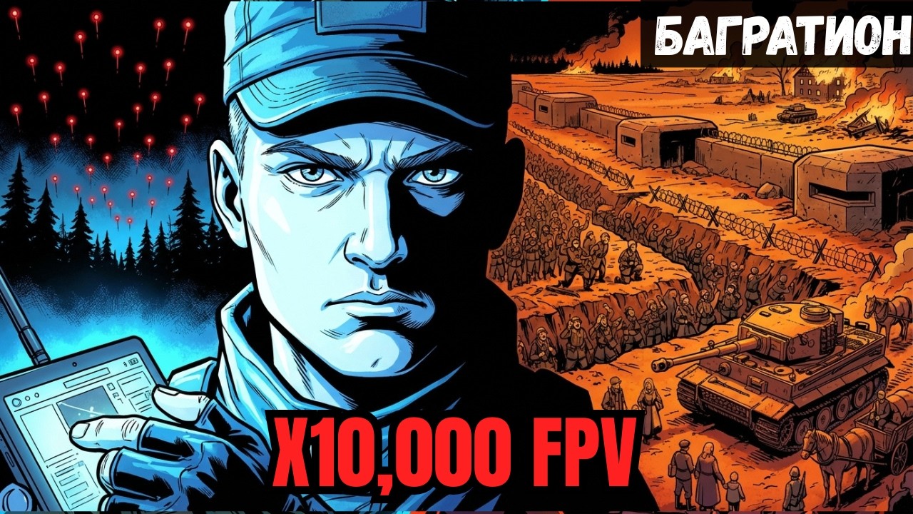 ЧТО ЕСЛИ 10 000 FPV ДРОНОВ УЧАСТВОВАЛИ В ОПЕРАЦИИ БАГРАТИОН 1944?