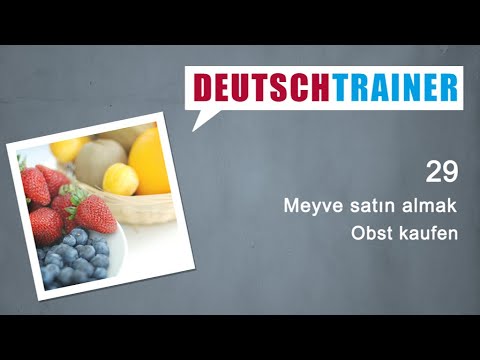 Yeni başlayanlar için Almanca (A1/A2) | Deutschtrainer: Meyve satın almak