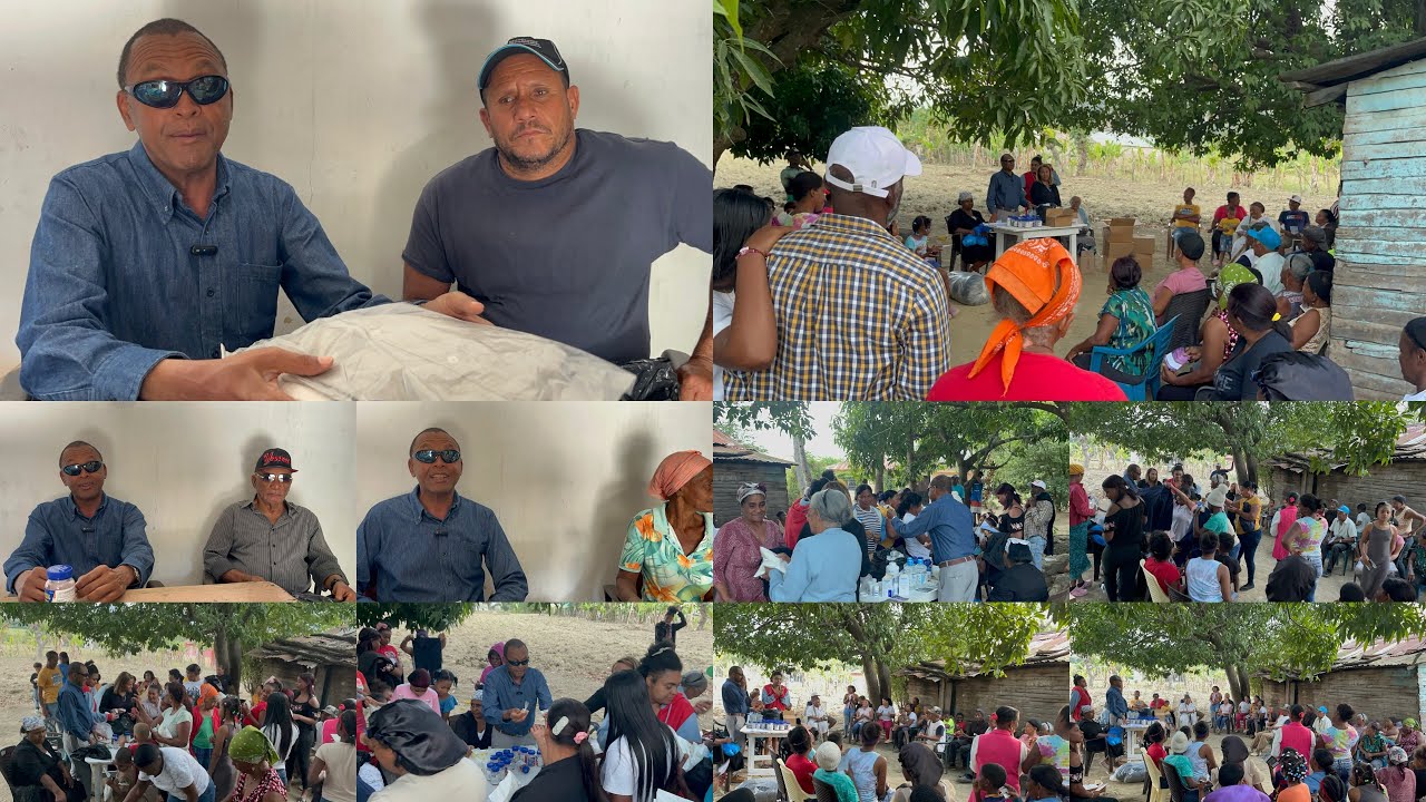 El pastor apoyando la comunidad de Pedro Alejandro🙏