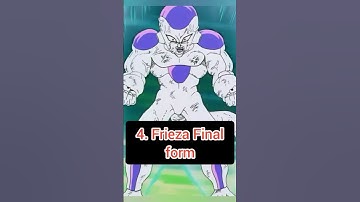 Top 5 strongest Forms of Frieza #animeedits #dragonballsuper #blackfrieza #goku #frieza