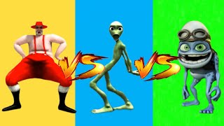 Dance challenge Crazy Frog 🐸  vs Tu Cosita 👽 vs Bad Santa 🎅🏻