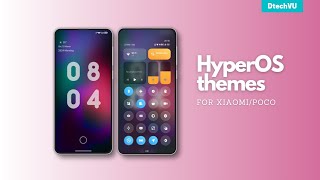 New HyperOS Themes with Control Center support | Best HyperOS themes