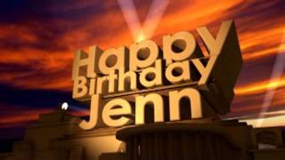 Happy Birthday Jenn