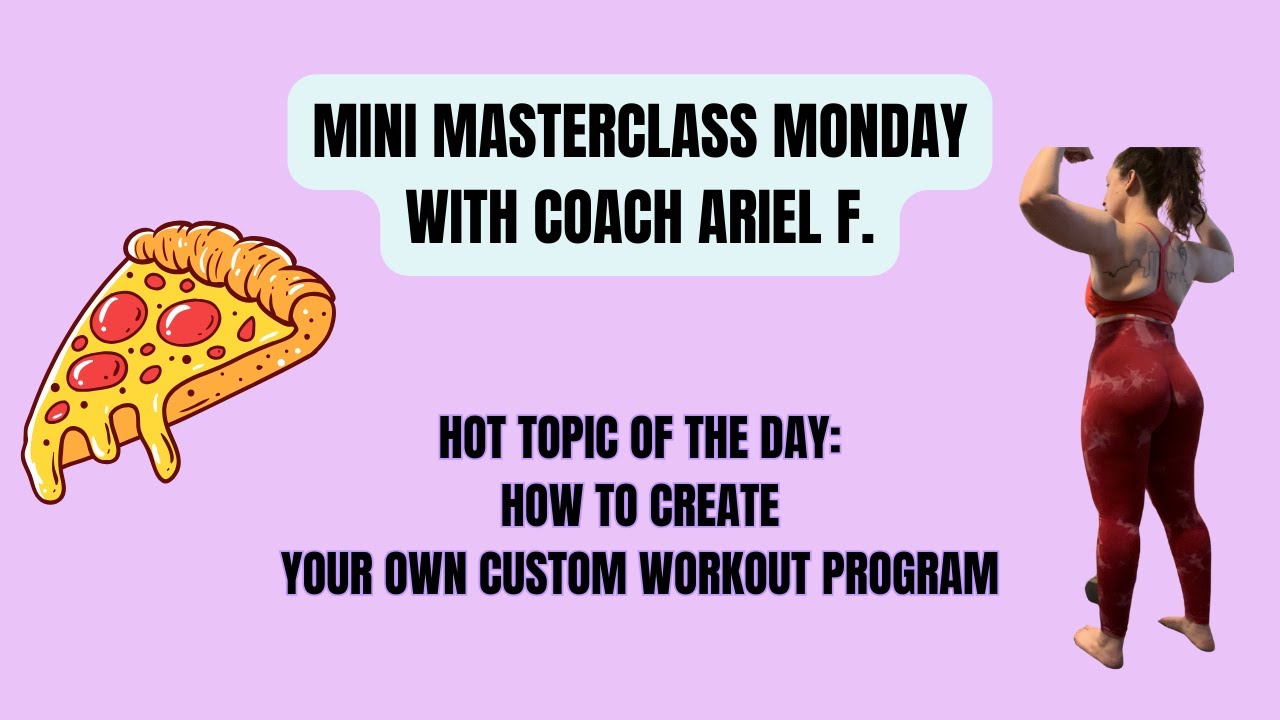 How to create your OWN workout split or program! - YouTube