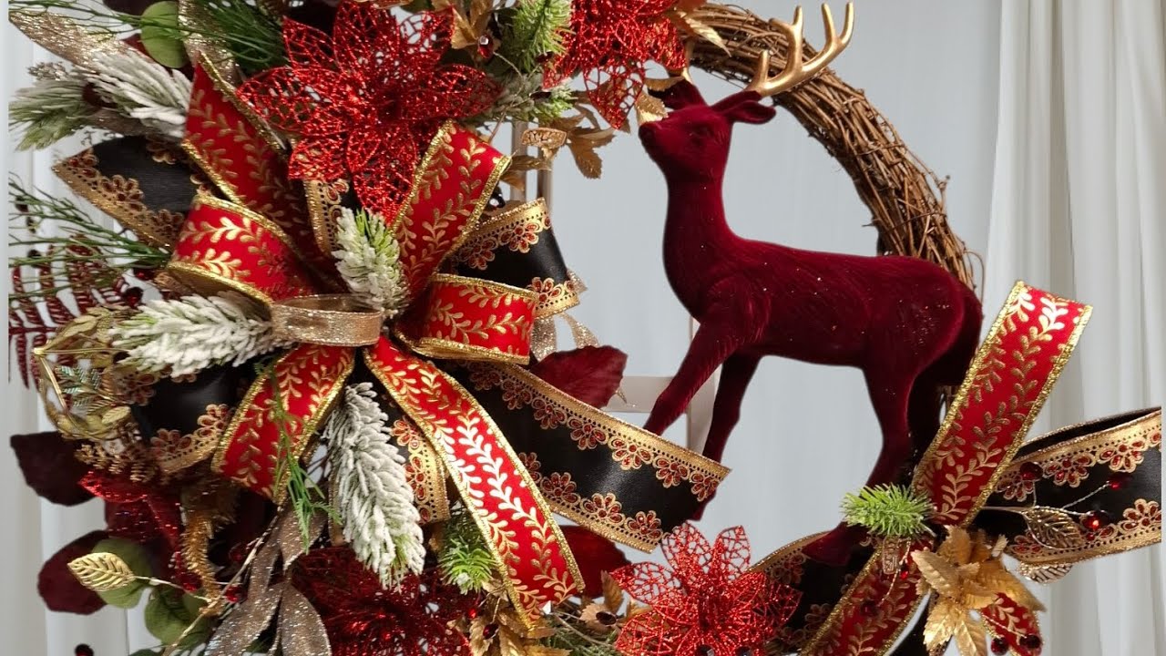 How to make an Artificial Christmas Wreath 