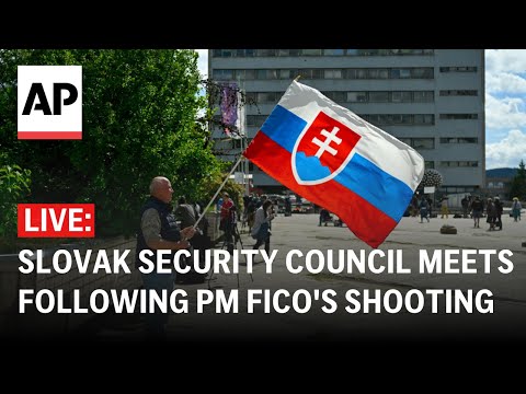 LIVE: Slovakia's Security Council convenes following PM Robert Fico's shooting