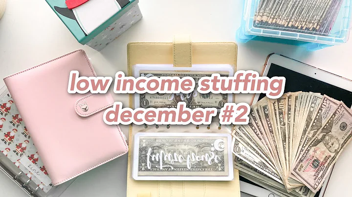 cash envelope stuffing | december #2 | low & variable income budget | sinking funds