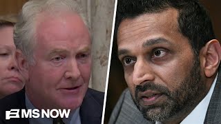 Sen. Van Hollen spars with Kash Patel over report of excessive drinking