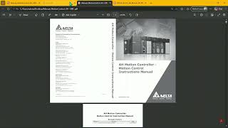 DELTA PLC AH MOTION [DFB_ECAT RESET RESETS AN ABNORMAL ETHER CAT NETWORK ] PROGRAMMING
