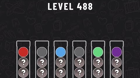 Ball Sort Puzzle Level 488 #ballsortpuzzle #ballsortpuzzlegameplay #puzzlegame #mobilegames