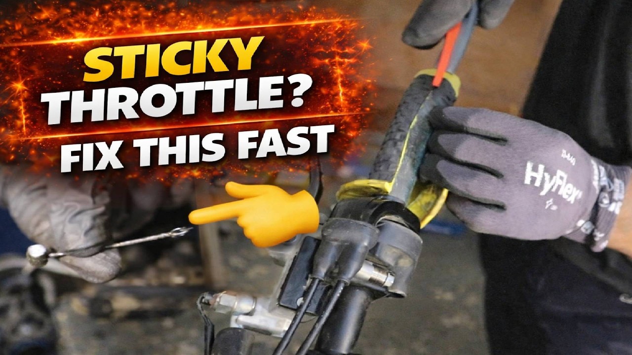 REPLACING THROTTLE CABLE AND GRIPS ON MY KX450F YouTube