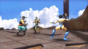 Mortal Kombat: Shaolin Monks - Scorpion Hard Mode Part 3 - Evil Monastery