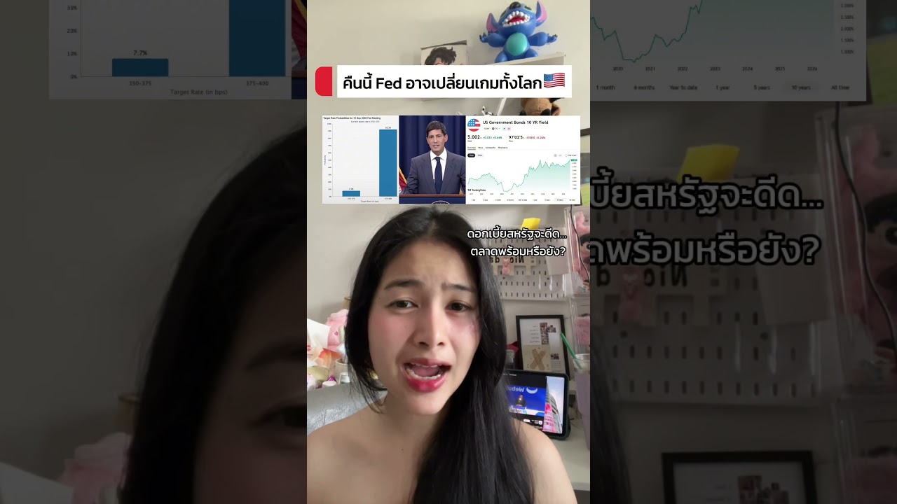นักเศรษฐศาสตร์ 85% มั่นใจ: Fed จะขึ้นดอกเบี้ยคืนนี้ #fed #ดอกเบี้ย #ข่าวหุ้นวันนี้ #หุ้นสหรัฐ