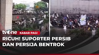 Download Lagu Bentrokan Supporter Persib dan Persija di Kota Bogor | Kabar Pagi MP3