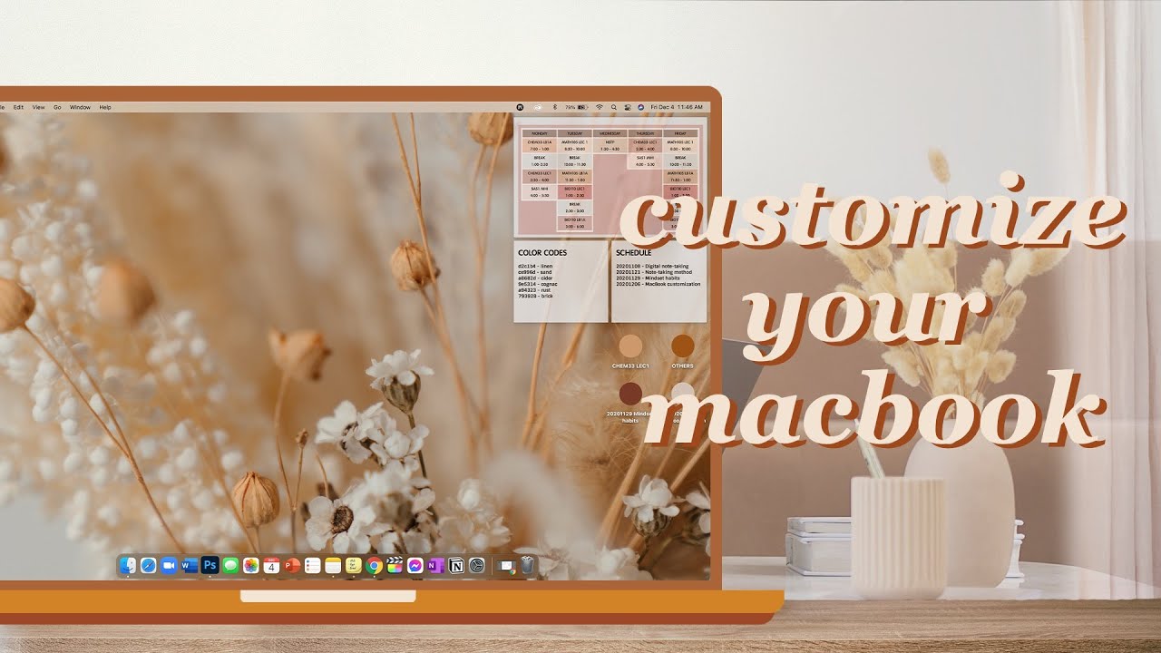 MACBOOK CUSTOMIZATION | how to customize your macbook (aesthetic ...