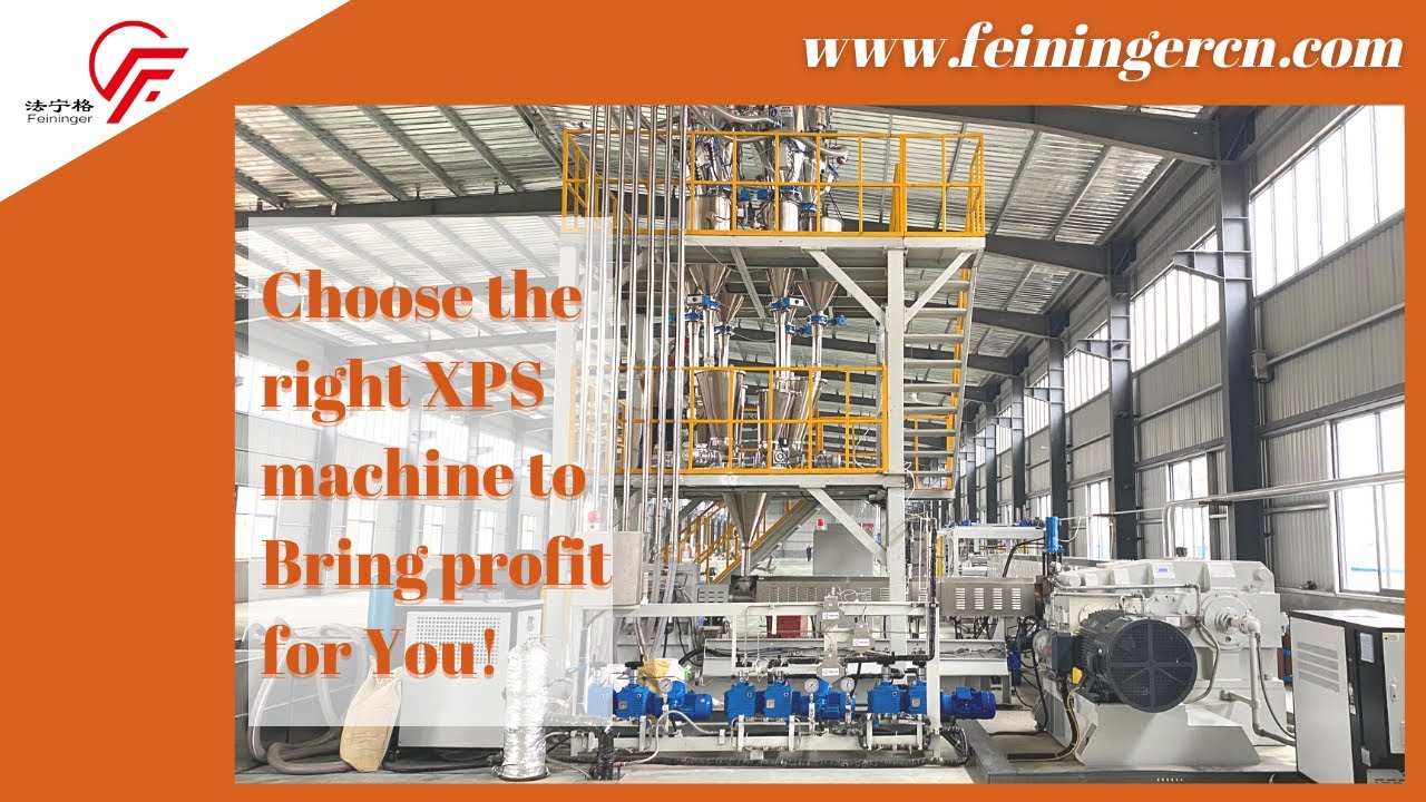 Full Automatic XPS Foam Board Extrusion Line Middle Capacity 500-800kg/hr