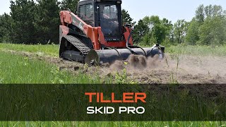 The TOUGHEST Tiller for a Skid Steer  Skid Pro