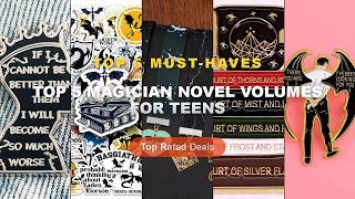Top 5 Magician Novel Volumes For Teens: Top 5 Best Sellers - Fantasy Novel Quotes Enamel Pines Carto