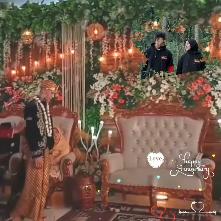story wa Happy anniversary || Mas diki menikah