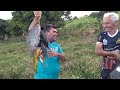 PESCARIA NA LAGOA ABENÇOADA OLHA SÓ COMO FOI RÁPIDO PEGAR OS PEIXES