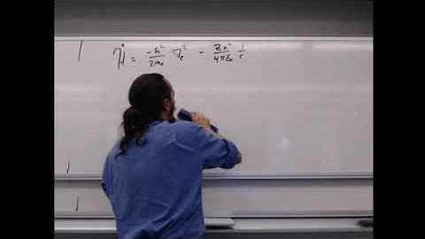 Chem 353 lec 9 hydrogen atom