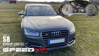 AUDI S8 | 520 HP | 2015 | ACCELERATION &amp; TOP SPEED TEST | 0-100 | 0-200 | 100-200 | 0-250 | DRAGY |