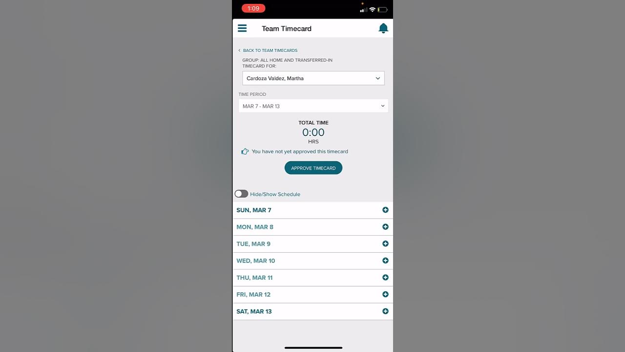 Approve timecard via MY ADP using my phone application YouTube