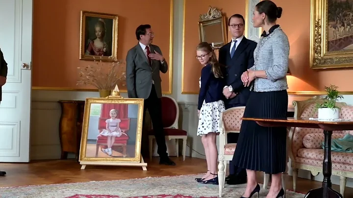 Princess Estelle reveals a portrait of herself - DayDayNews