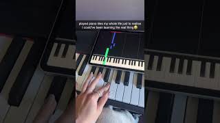This app is SO FUN (it's called artie) #pianostudent #learningpiano #pianotips #howtoplaypiano