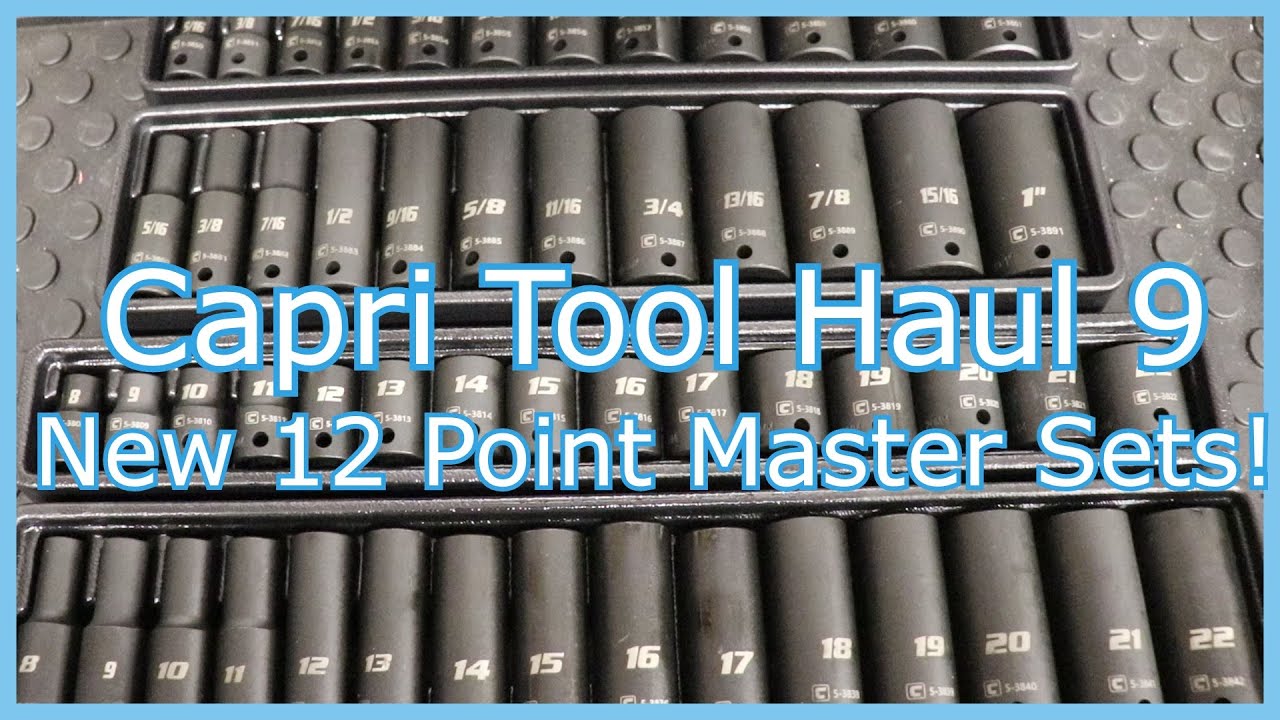 Покупка инструментов Capri Tool №9: Новые наборы ударных торцевых головок Master с 12 гранями и п...
