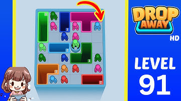 Drop Away Level 91 Solution Walkthrough