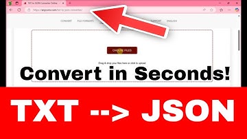 How to Convert a TXT File to a JSON File (Quick & Easy!)
