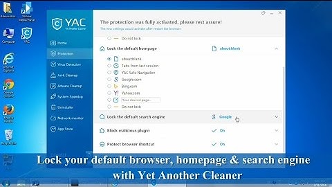 Yet Another Cleaner - How to Remove Browser Hijackers