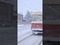 Tatra T3SU, номер 605+606, маршрут 19 #automobile #екб #tram #зима #трамвай