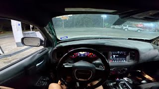 LATE NIGHT OUTSIDE IN THE SCAT PACK CHRYSLER 300…
