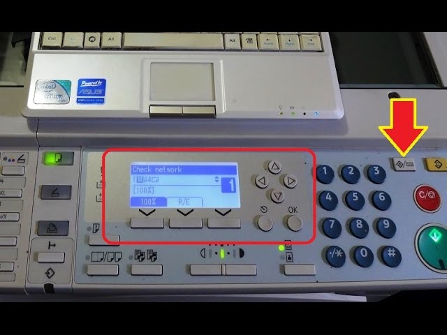 How To Connect Ricoh Mp171 Via Network Youtube