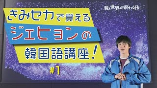 竹内涼真「俺は諦めない」を韓国語でマスターしよう！／きみセカで覚える ジェヒョンの韓国語講座]＃１／【公式】「君と世界が終わる日に」／竹内涼真・中条あやみ・ジェヒョン【日テレドラマ公式】