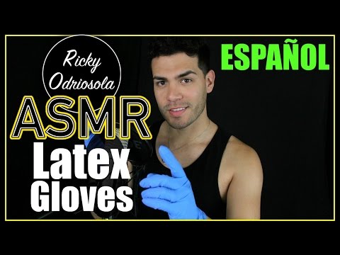 ASMR - Whispering & Latex Gloves (Español, Male Whisper w/ Glove Sounds for Relaxation & Sleep)