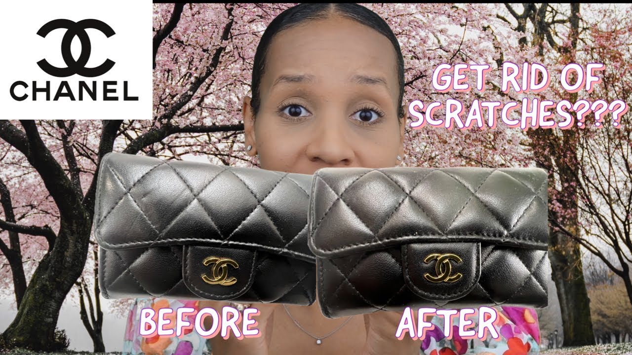 Does Chanel Lambskin Scratch Easily? + How To Clean A Chanel Bag! - Fashion  For Lunch.