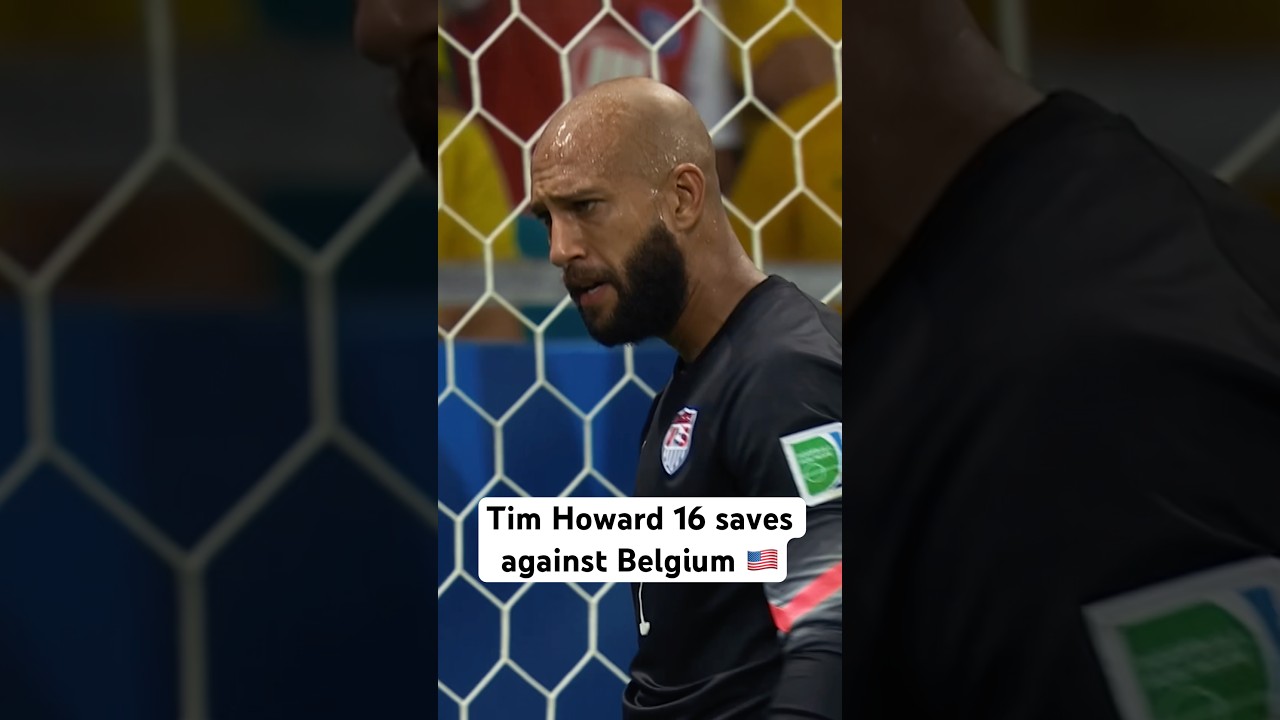 That time Tim Howard recorded 16 saves against Belgium for the USMNT in the World Cup ๐บ๐ธ