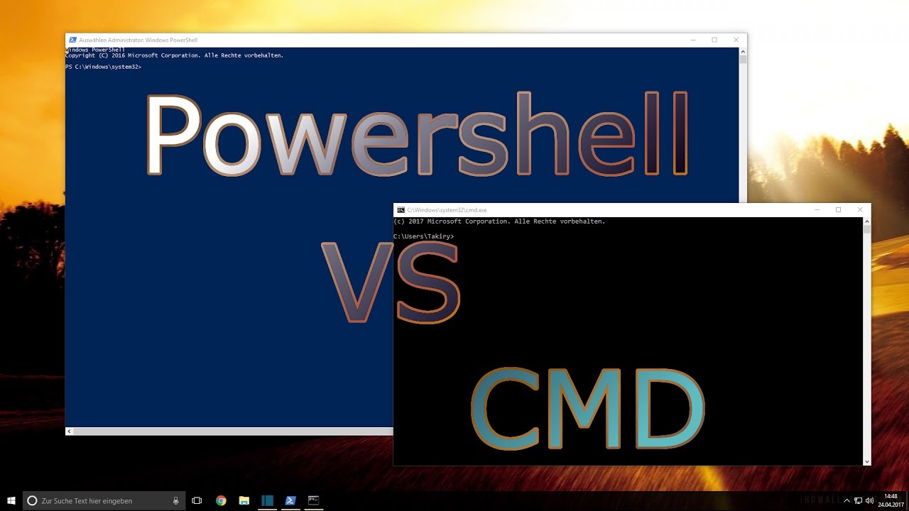 Update Windows 10 - Powershell durch Eingabeaufforderung ersetzen