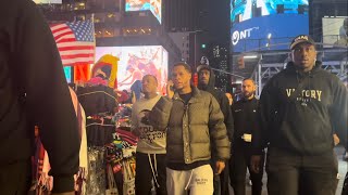 DEVIN HANEY WALKING THROUGH TIMES SQUARE THE NIGHT OF THE RYAN GARCIA FIGHT | FINAL MESSAGE TO RYAN!