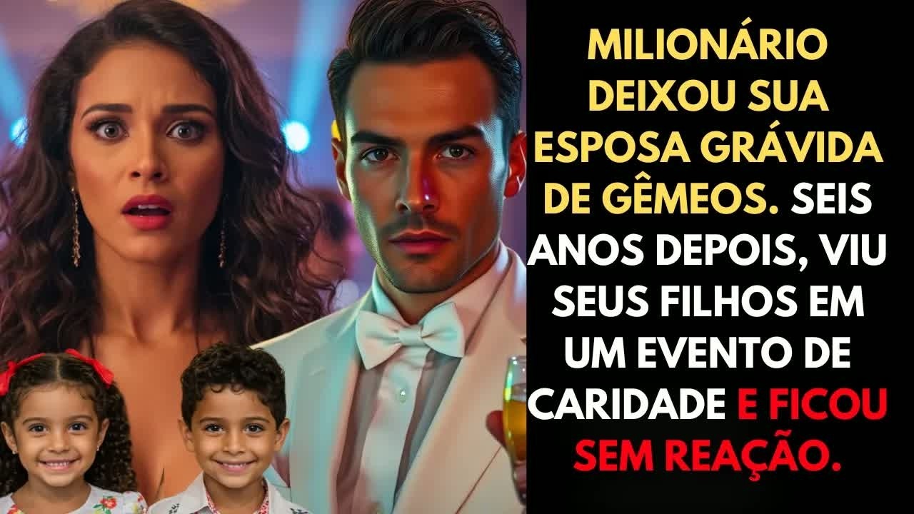 ❤️ELE DEIXOU SUA ESPOSA GRÁVIDA DE GÊMEOS. SEIS ANOS DEPOIS, VIU SEUS FILHOS E FICOU SEM REAÇÃO.