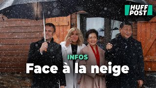 Neige et danse folklorique pour la visite de Xi Jinping en France by LeHuffPost 53,436 views 2 days ago 1 minute, 10 seconds