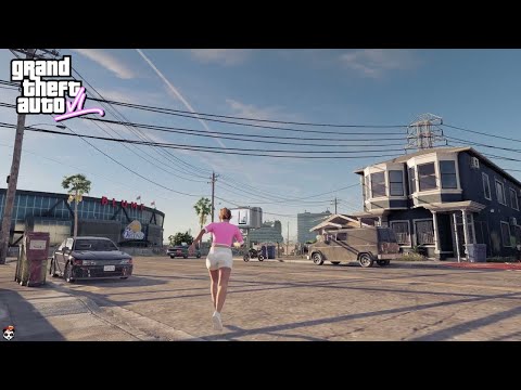 Is This GTA 6 Pre-Alpha Gameplay? | 1080p 60FPS Raytracing ON | RX 6400