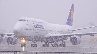 WINTER WONDERLAND HIGHLIGHTS  1 HOUR of Pure Aviation All  The Best from FRA BRU LGG and AMS!