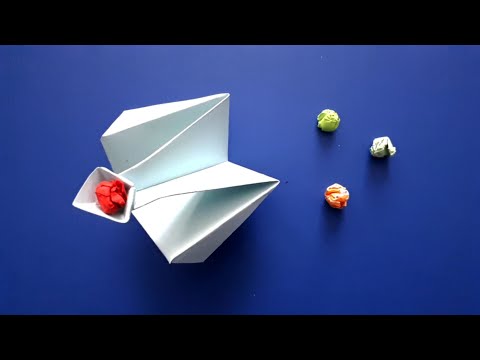 How to make paper. How to make a catapult out of paper
