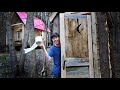 Building Outhouse at Off Grid Cabin in the Woods!