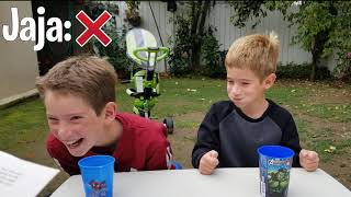 Kids take on a Mad Lib/Try Not to Laugh Challenge!